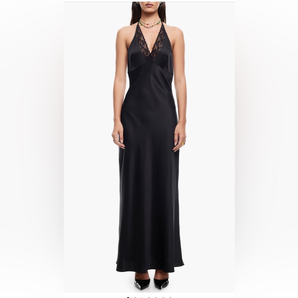 Lioness Black Shoreline Maxi Dress